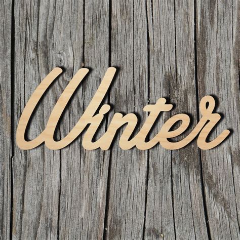 Winter Wood Sign Etsy