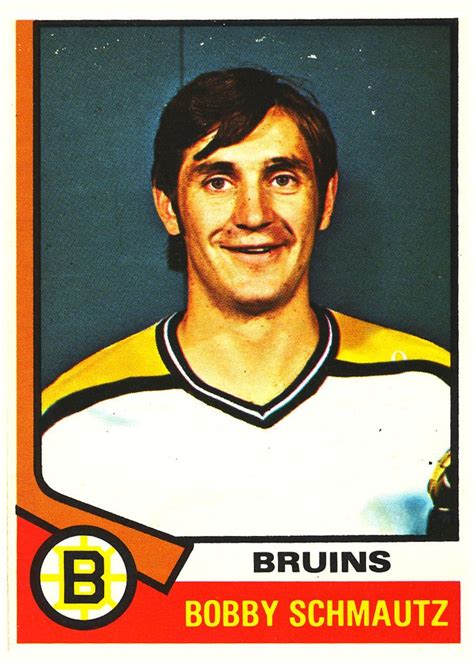 Bobby Schmautz Boston Bruins 1974 75 O Pee Chee Hockey Card 27