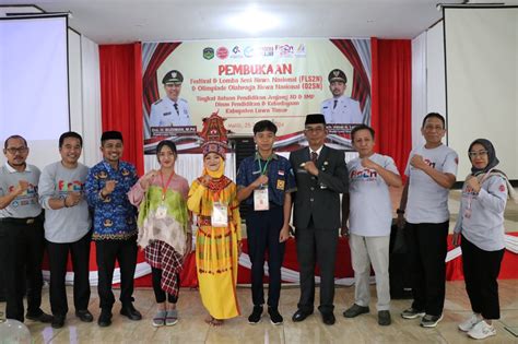 Dinas Dikbud Lutim Gelar Lomba FLS2N Dan O2SN Tingkat Kabupaten Warta