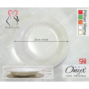 Jual X Qp Piring Makan Cekung Inch Cm Melamine Merk Seiv Onyx