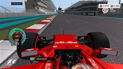 RFactor F1 2017 ATX Kimi RAIKKONEN 7 Onboard Lap Abu Dhabi YouTube