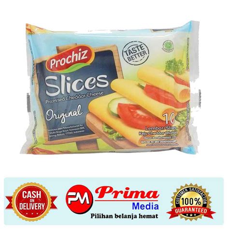 Jual Prochiz 10 Slices Original Processed Cheddar Cheese 170g Keju