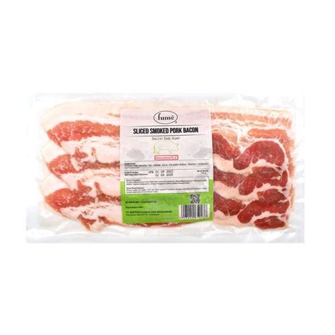 Fum Smoked Pork Bacon Slice 250 G Bali Direct Bali S Online Whole Foods Store