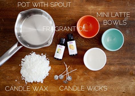 Diy Mini Latte Bowl Candles Bowl Candle Diy Candles Ingredients