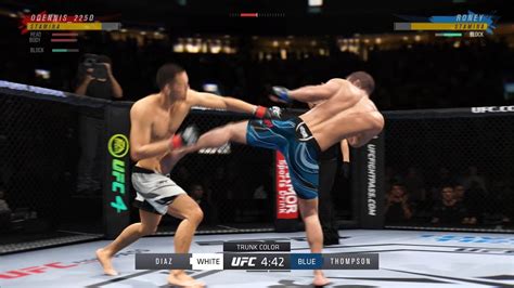 UFC 4 Nate Diaz Vs Stephen Thompson YouTube