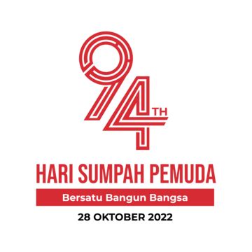 Logo Resmi Sumpah Pemuda 2022 Png Vecteurs PSD et Icônes Pour