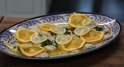 Baked Branzino With Citrus Gremolata Valerie Bertinelli