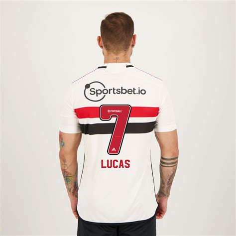 Camisa Adidas São Paulo I 2023 7 Lucas FutFanatics