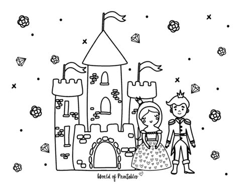 45 Desenhos De【castelo Para Colorir】 Imprima Grátis