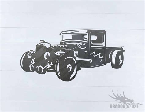 Classic Hot Rod Design 5 Dxf Download — Dragondxf