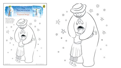 Colour In James And The Snowman The Snowman