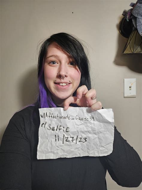 Verification 24f Over 18 R Selfie