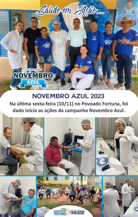 Novembro Azul Secretaria Municipal de Saúde inicia ações da campanha