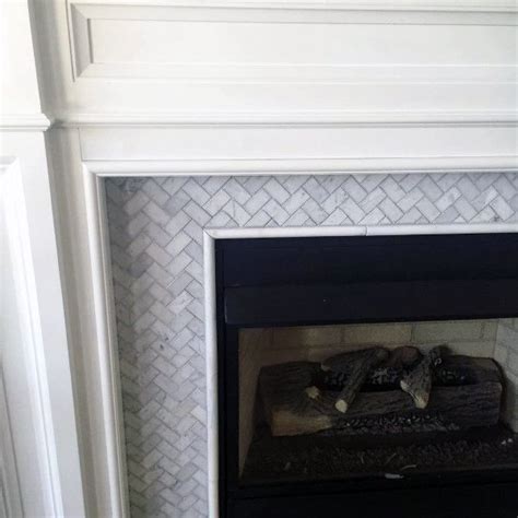 Marble Subway Tile Fireplace Surround – Fireplace Guide by Linda