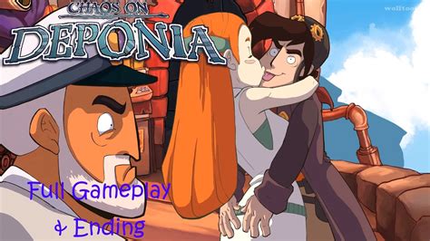 Chaos On Deponia Full Gameplay Walkthrough Ending Youtube