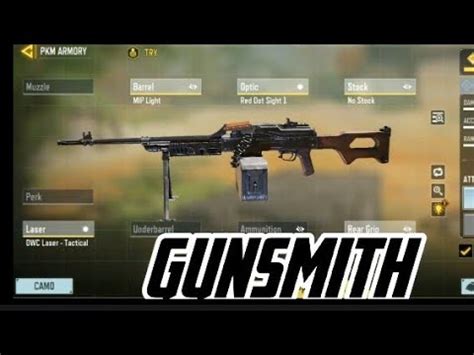 Pkm Gunsmith Codm Youtube