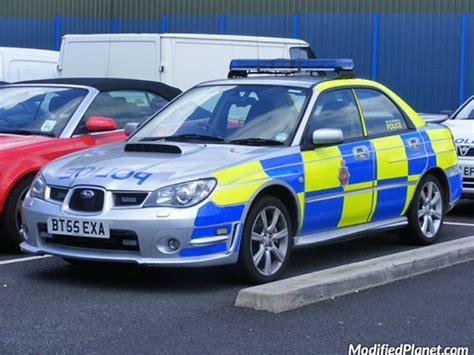 2007 Subaru WRX Police Car in Europe