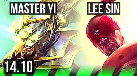 MASTER YI Vs LEE SIN JGL 76 Winrate Legendary 13 2 4 BR