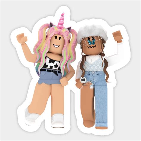 Roblox Girl Sticker | Roblox Girl | Roblox cake, Birthday cake topper ...