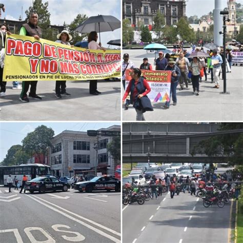 Reciben Con Varias Manifestaciones Al Nuevo Gobierno Del Edomex