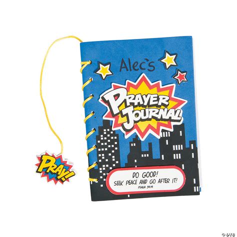 Superhero Vbs Prayer Journal Craft Kit Oriental Trading