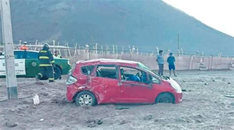 Accidente fatal en Arica Un fallecido y 4 lesionados dejó volcamiento