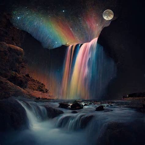 Rainbow Waterfalls by Clarity-Creations on DeviantArt