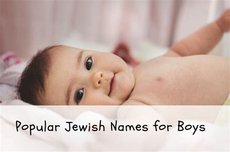 Popular Jewish Names for Boys - WeHaveKids