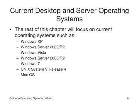 Ppt Guide To Operating Systems 4 Th Ed Powerpoint Presentation