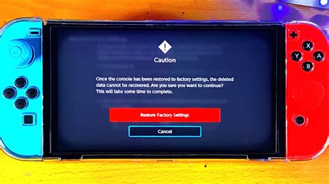 How To Factory Reset Nintendo Switch Oled Full Tutorial Youtube