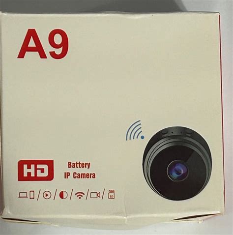 A9 Mini Camera Security Camera, 1080P APP Camera USB Nanny Cam with ...