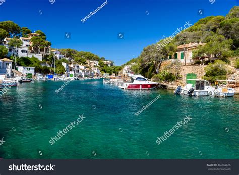 Beautiful Coast Harbour Cala Figuera Spain Stock Photo