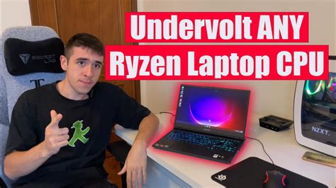 Undervolt ANY Ryzen Laptop CPU For More FPS Tutorial R7 5800H On