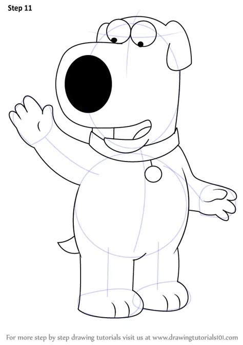 Learn How to Draw Brian Griffin from Family Guy (Family Guy) Step by ...