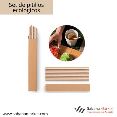 Set de pitillos ecológicos Sabana Market SAS