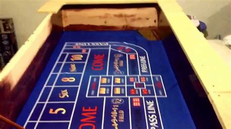 Diy Craps Table Video 2 Stained Part Of Top On Just Have On Table See