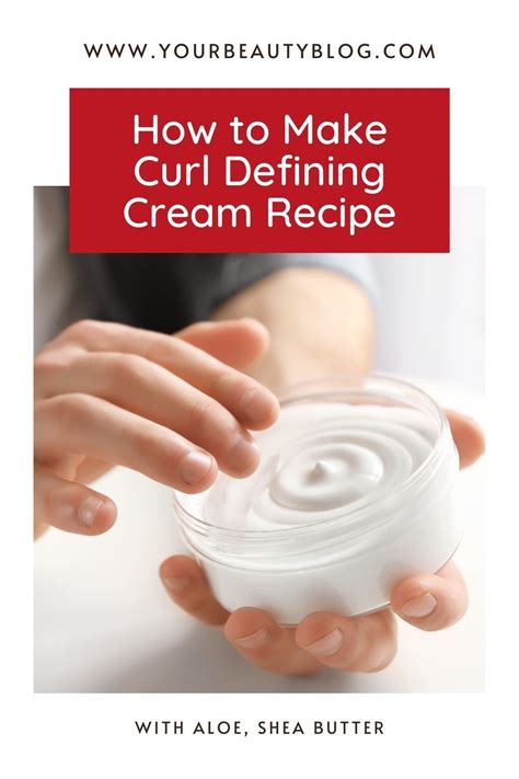 Diy Curl Defining Cream Recipe Moisturize And Define Curls Naturally