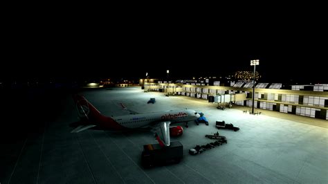 Vigo-LEVX airport lights. for Microsoft Flight Simulator | MSFS