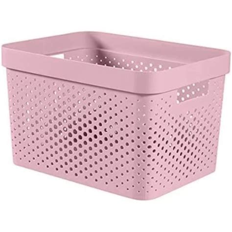 CURVER Panier de rangement Infinity 17L Recyclé Rangement Multiusage