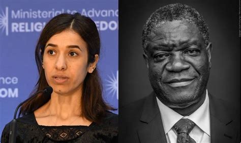 El Nobel De La Paz Premia La Valiente Lucha De Nadia Murad Y Denis