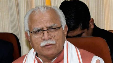 Khattar Junks Speculation About His ‘replacement Latest India News