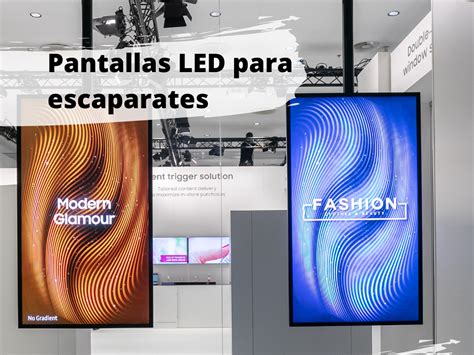 Pantalla Publicitaria Para Escaparates