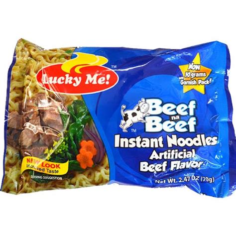 Lucky Me Beef Na Beef Instant Noodles With Garnish Pack 70 G Sukli