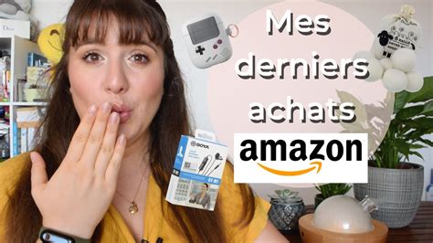 Mes Derniers Achats Amazon Haul T Youtube