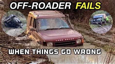 Off Road Fails Mishaps In 4x4s Offroad Compilation Youtube