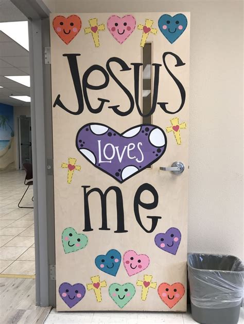 February Classroom Door Valentines Day Jesus Loves Me Classro