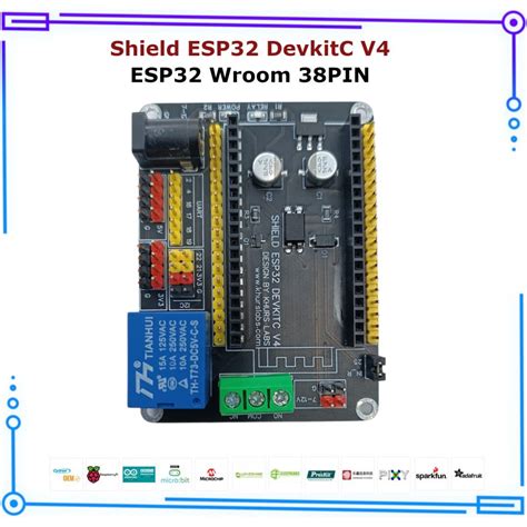 Jual Io Expansion Shield Esp32 Wroom Devkitc V4 38 Pin Relay High