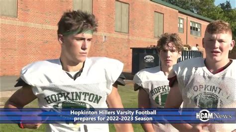 Hopkinton Hillers Football Prepares For 2022 2023 Season Youtube