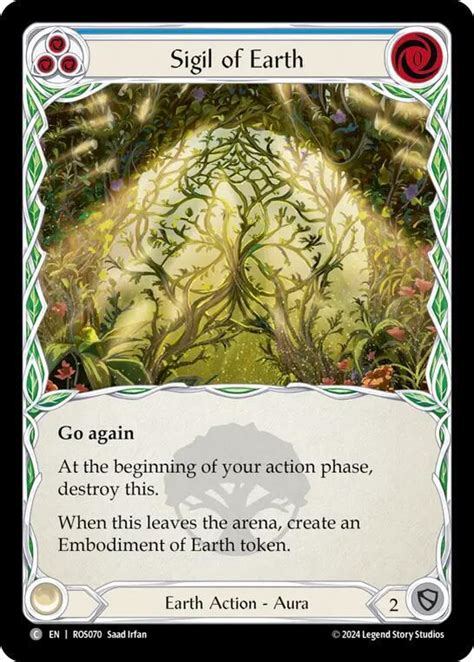 Sigil Of Earth Rosetta Flesh And Blood Tcg