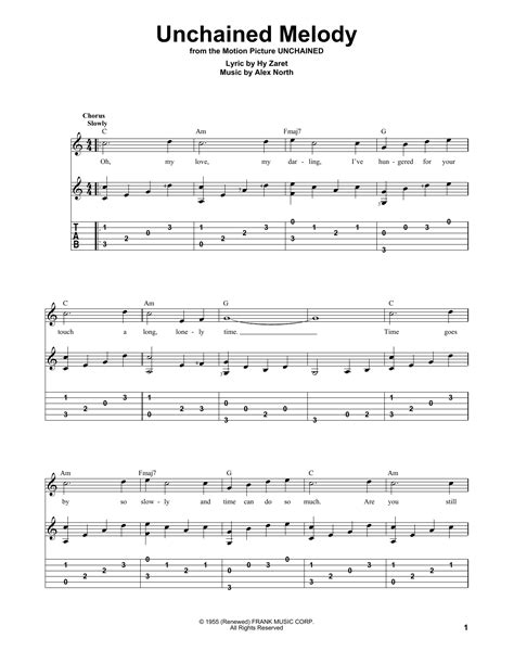 Unchained Melody | Sheet Music Direct